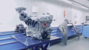Jaguar C-X75 Hybrid Supercar Prototype Twin-Charged Engine