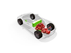 HEV Sports Car Energy Storage System