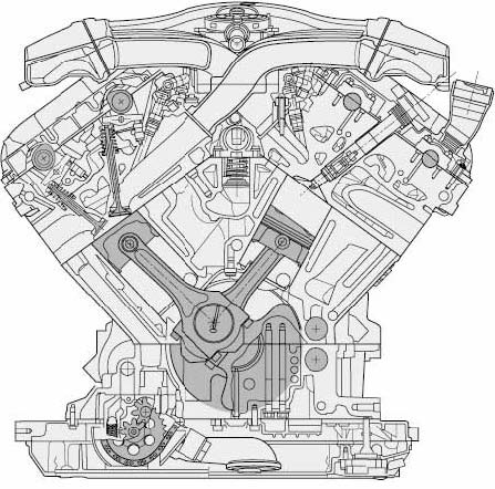 Specifications the W8 engine