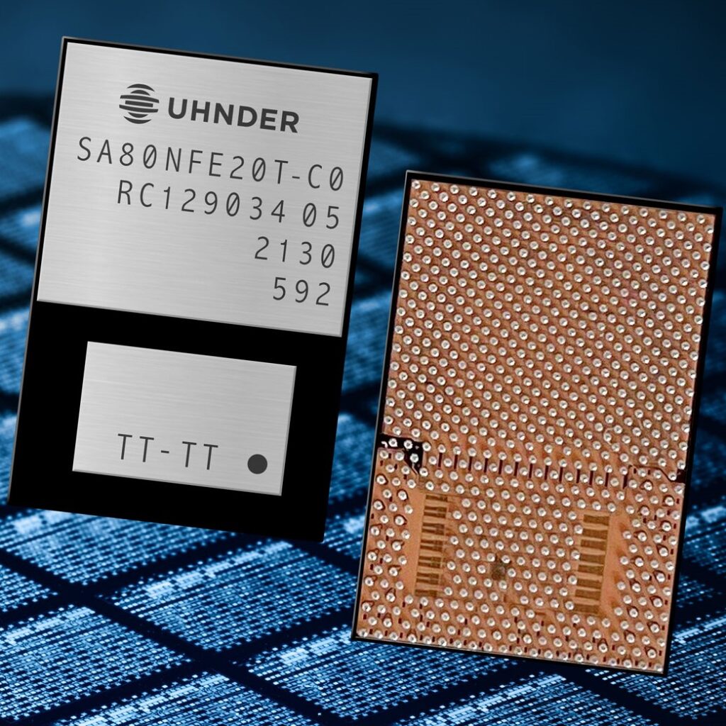 Uhnder digital radar on chip roc