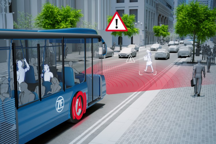 ZF Collision Mitigation System for City Bus