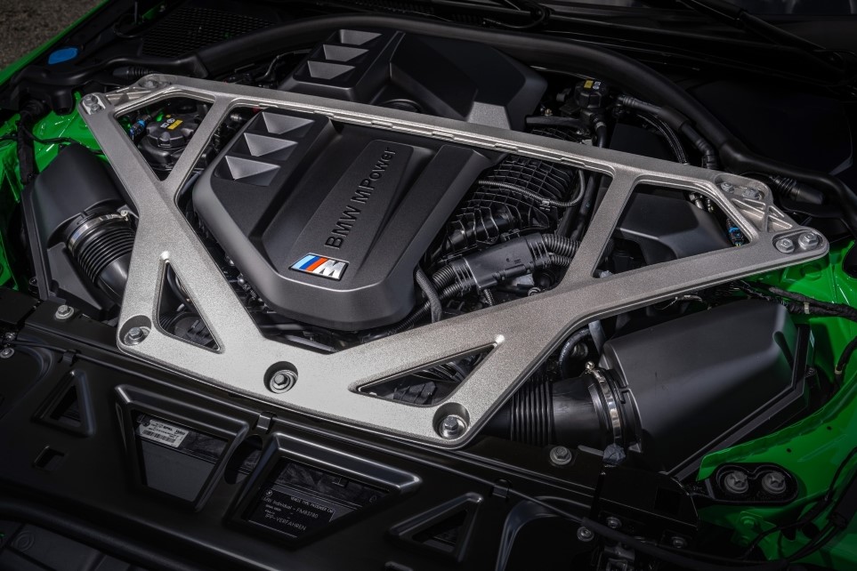 the all new bmw m3 c engine bay
