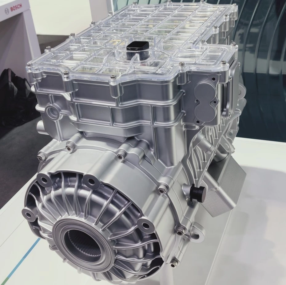 Bosch distributed eAxle transmission