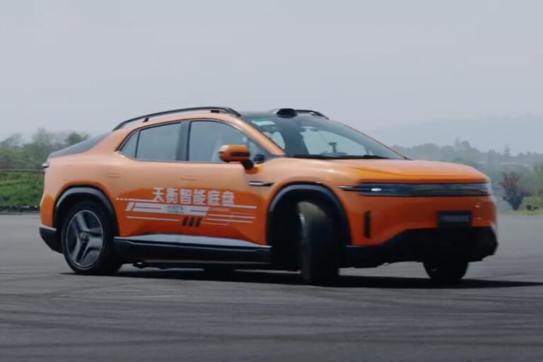 Changan Tianheng Intelligent Chassis drifting