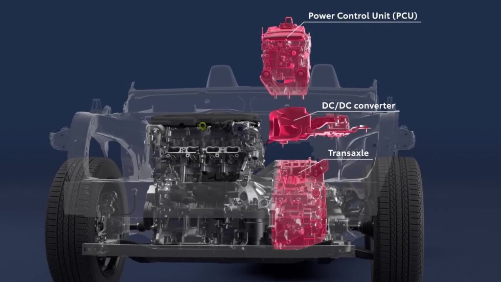 New Toyota RAV4 2.5L PHEV PCU converter transaxle