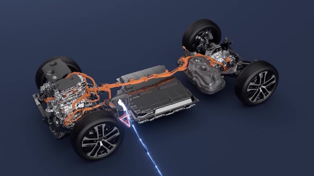 New Toyota RAV4 2.5L PHEV rapid charging