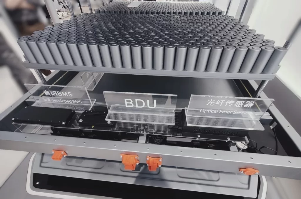 BMS BDU optical fiber sensor