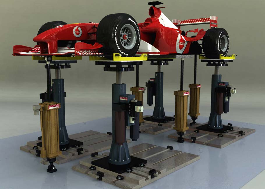 8 post rig F1 simulation table