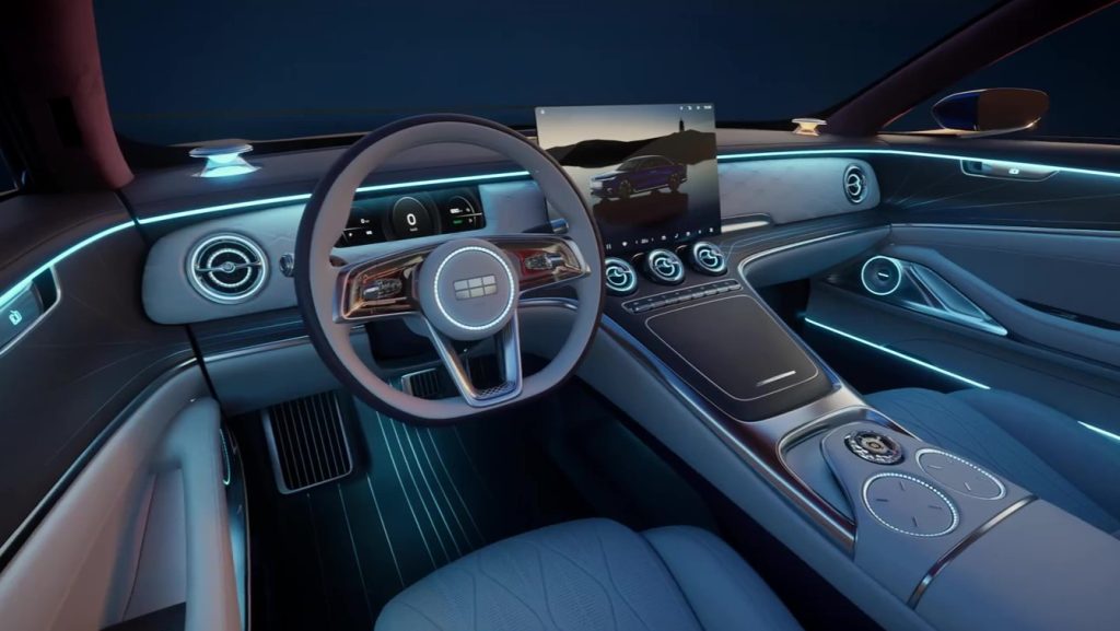 Geely Galaxy Light Gen 2 Concept cockpit