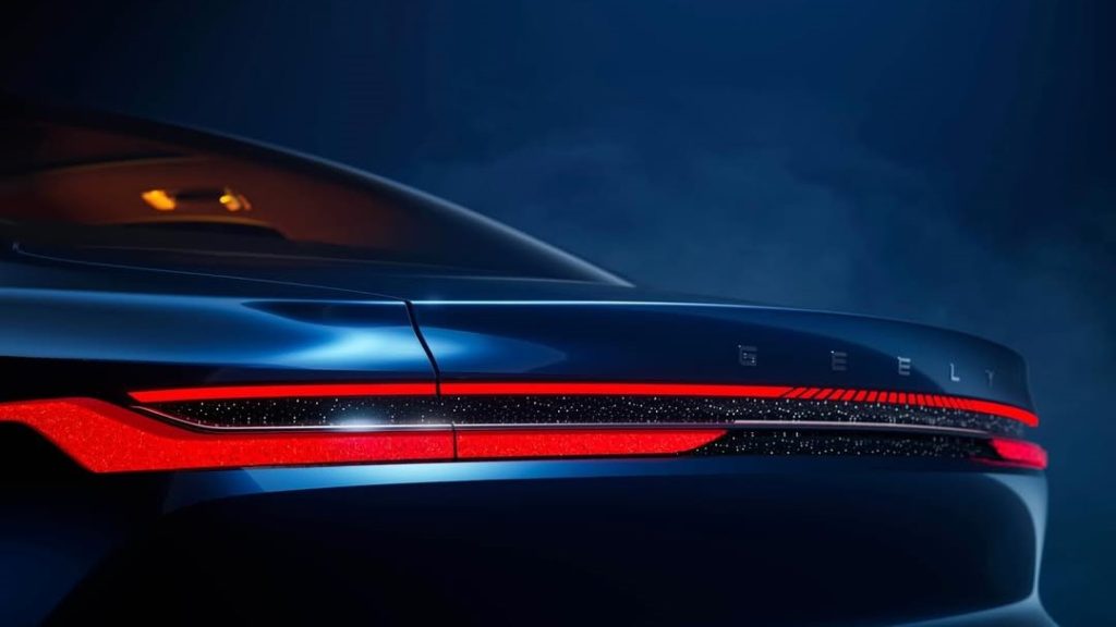 Geely Galaxy Light Gen II taillight