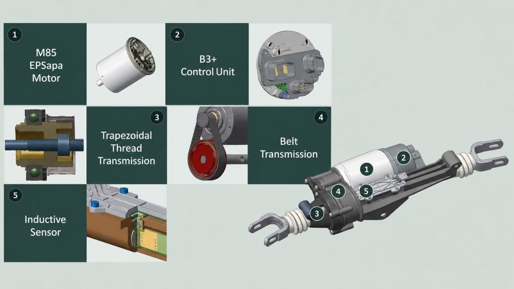 Bosch RWS actuator components
