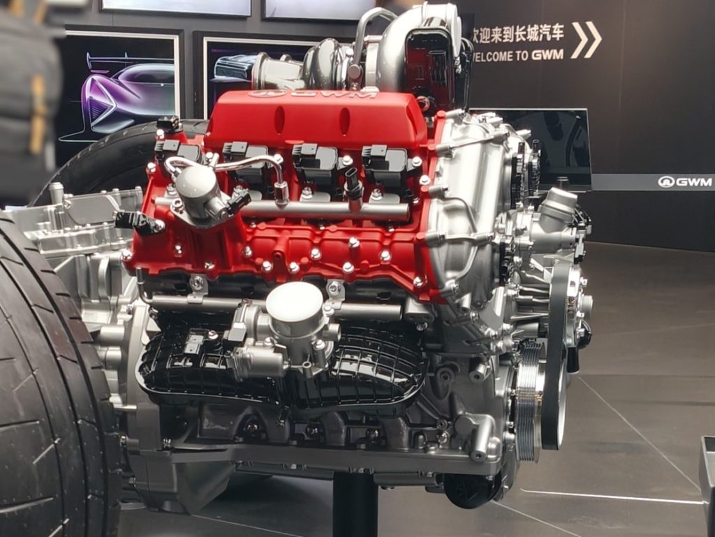 GWM G40GF1 V8 intake fuel system