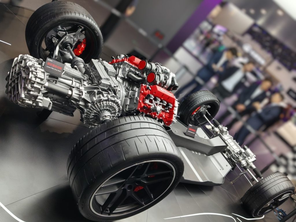 GWM mid engine transmission
