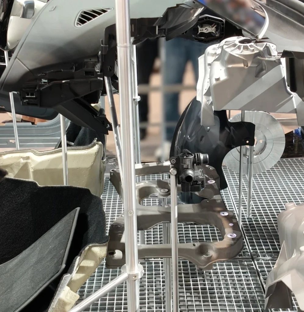 Thermo valve housing from recycled airbags