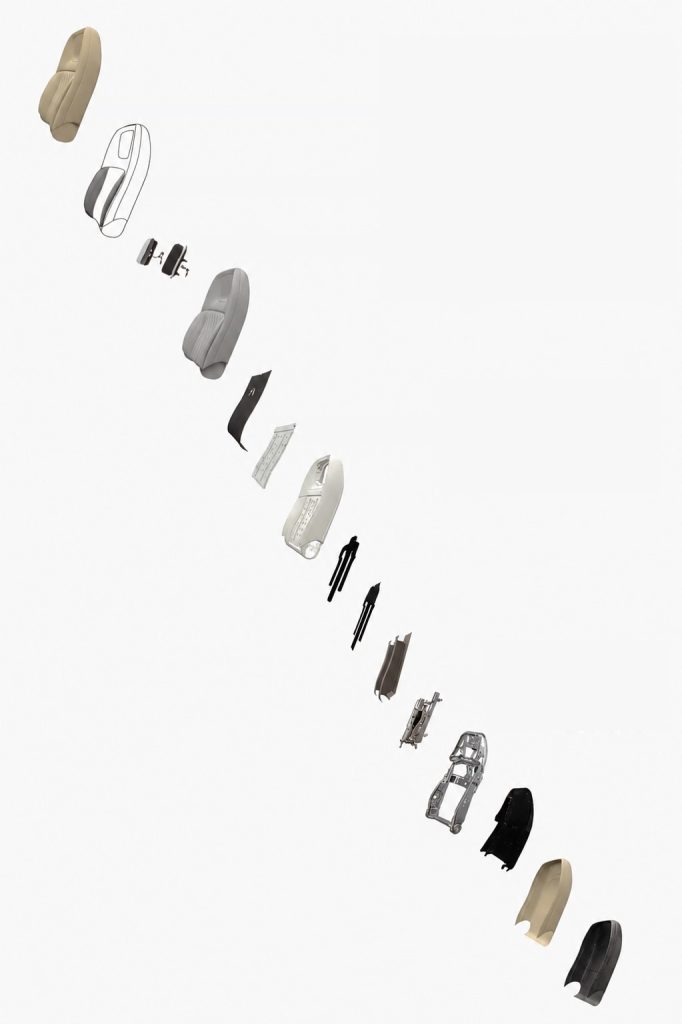 luxeed v9 seat exploded view