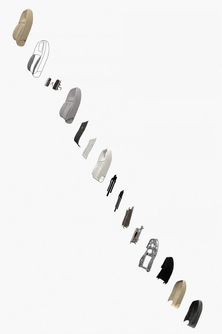 luxeed v9 seat exploded view