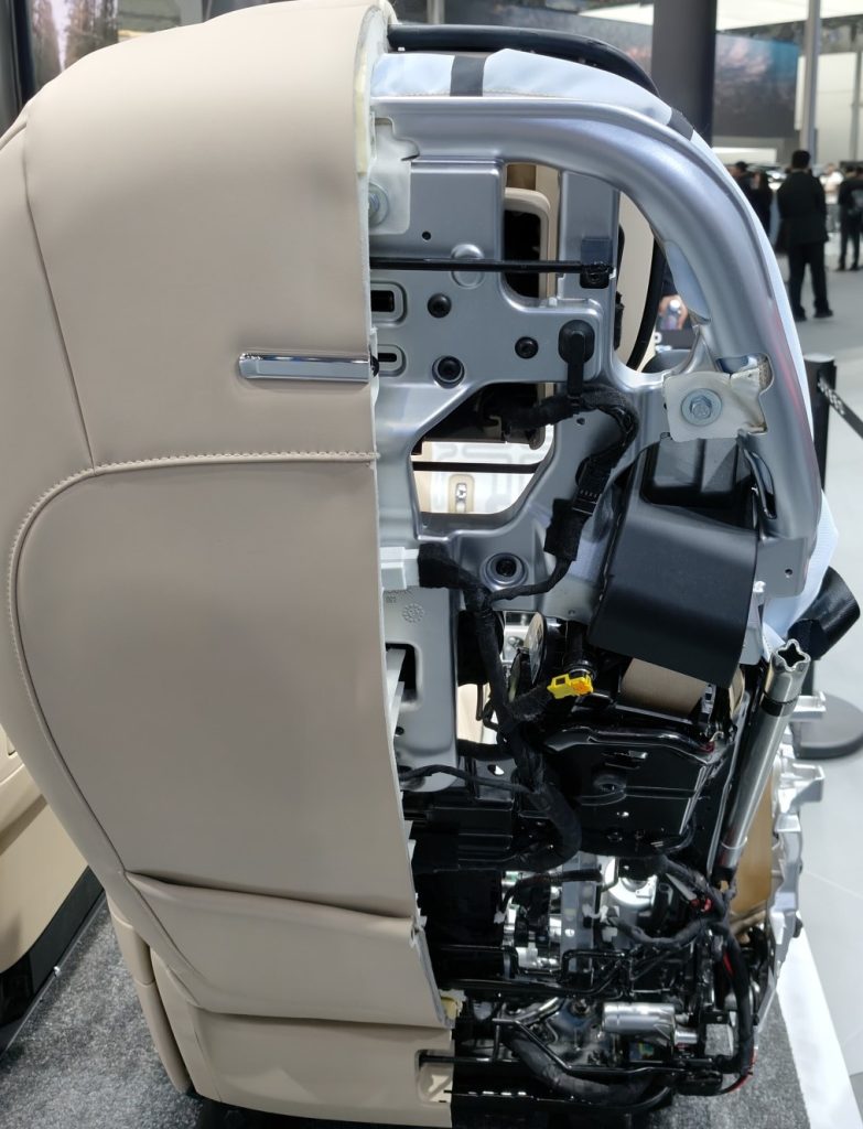 luxeed v9 seat structure