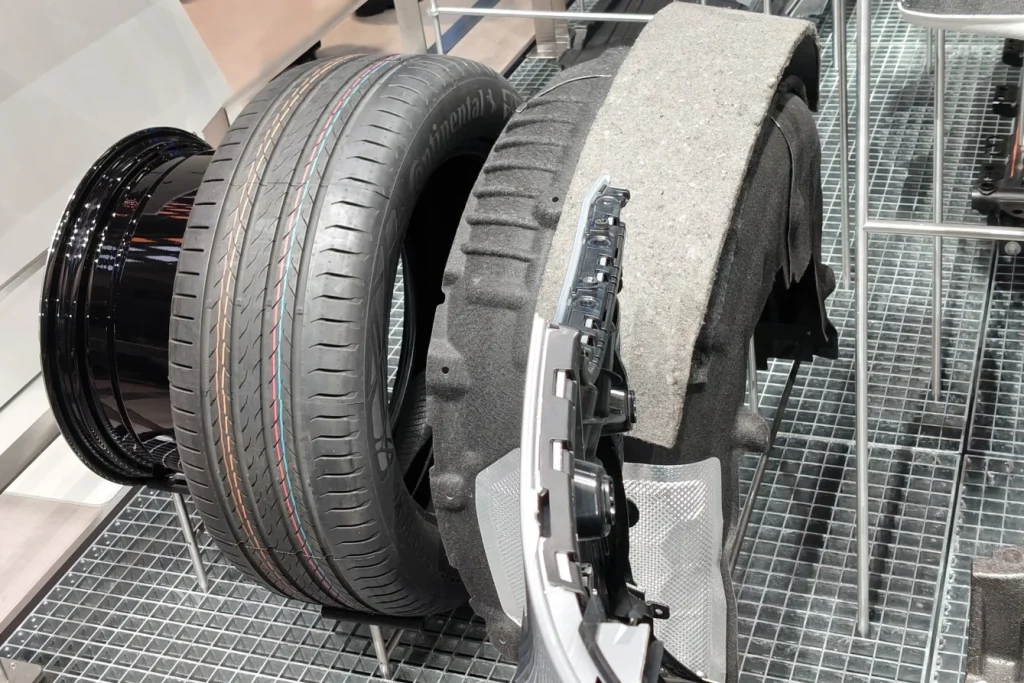 wheel arch liners recycled PET bottles