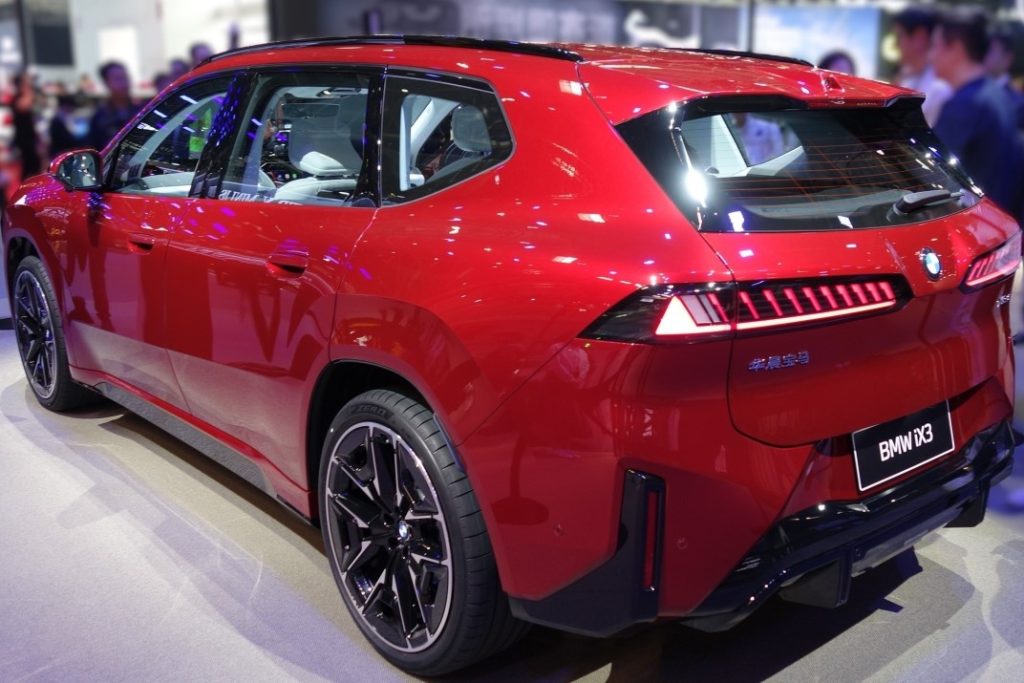 BMW iX3 rear
