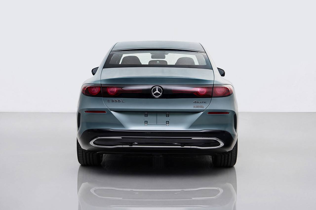 Electric Mercedes Benz C Class rear